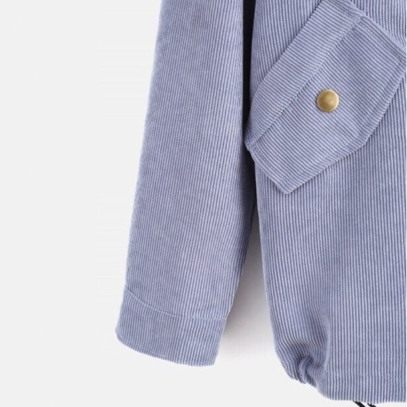 ZAFUL Fleece Vest & Corduroy Jacket Twinset Size M - Picture 5 of 5